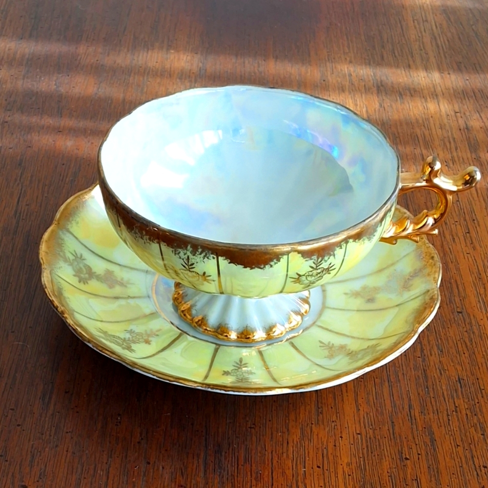 Vintage Royal Sealy Lusterware Teacup and Saucer Set
